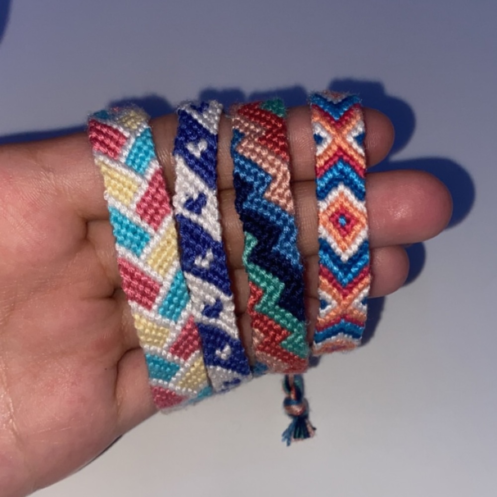 custom friendship bracelets/anklets
